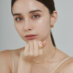 ciite' シーテ リング 【 金属アレルギー対応 】 ダブルハートリング サージカルステンレス