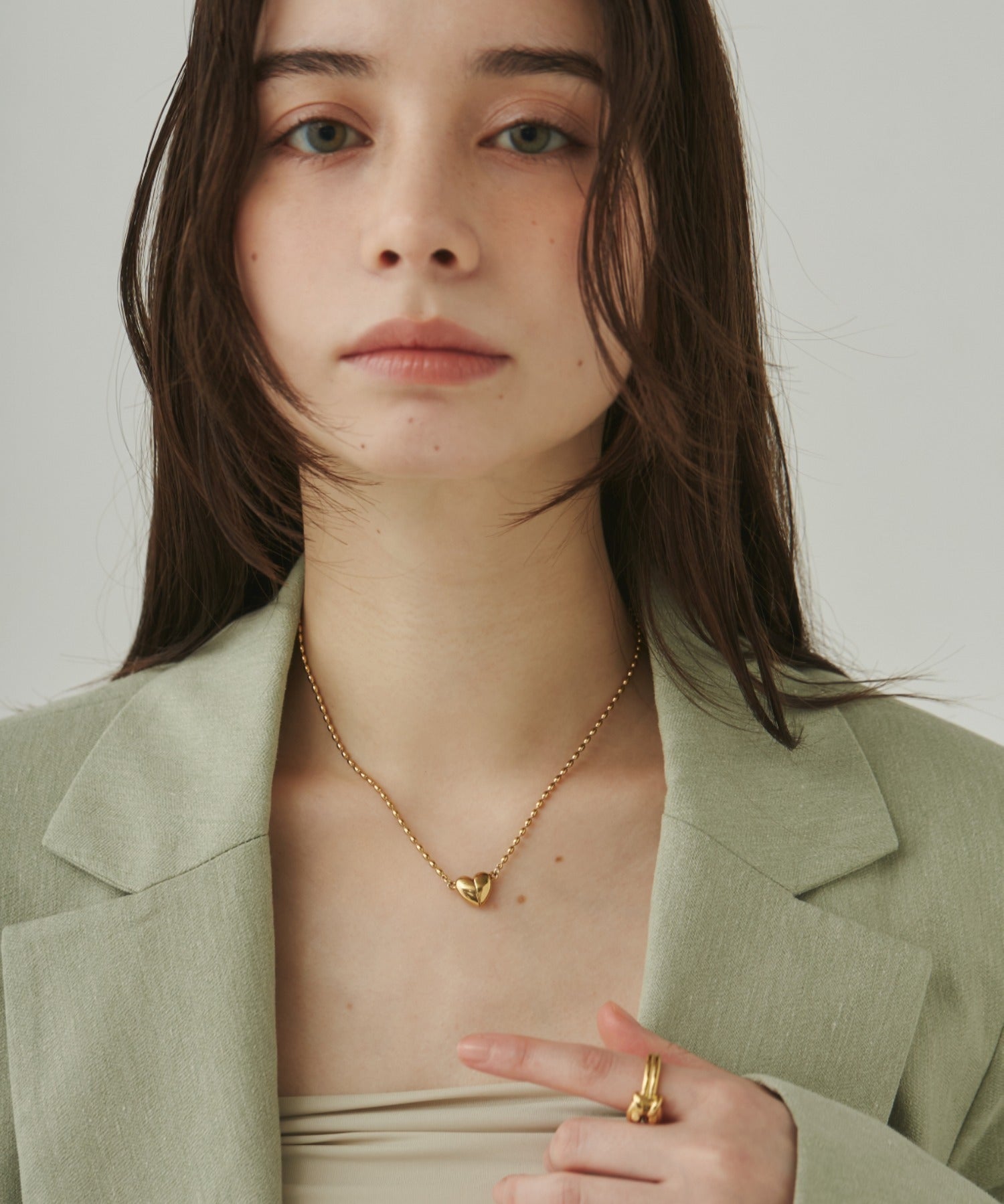 ciite' シーテ ネックレス 【 金属アレルギー対応 】 ミニハートネックレス サージカルステンレス