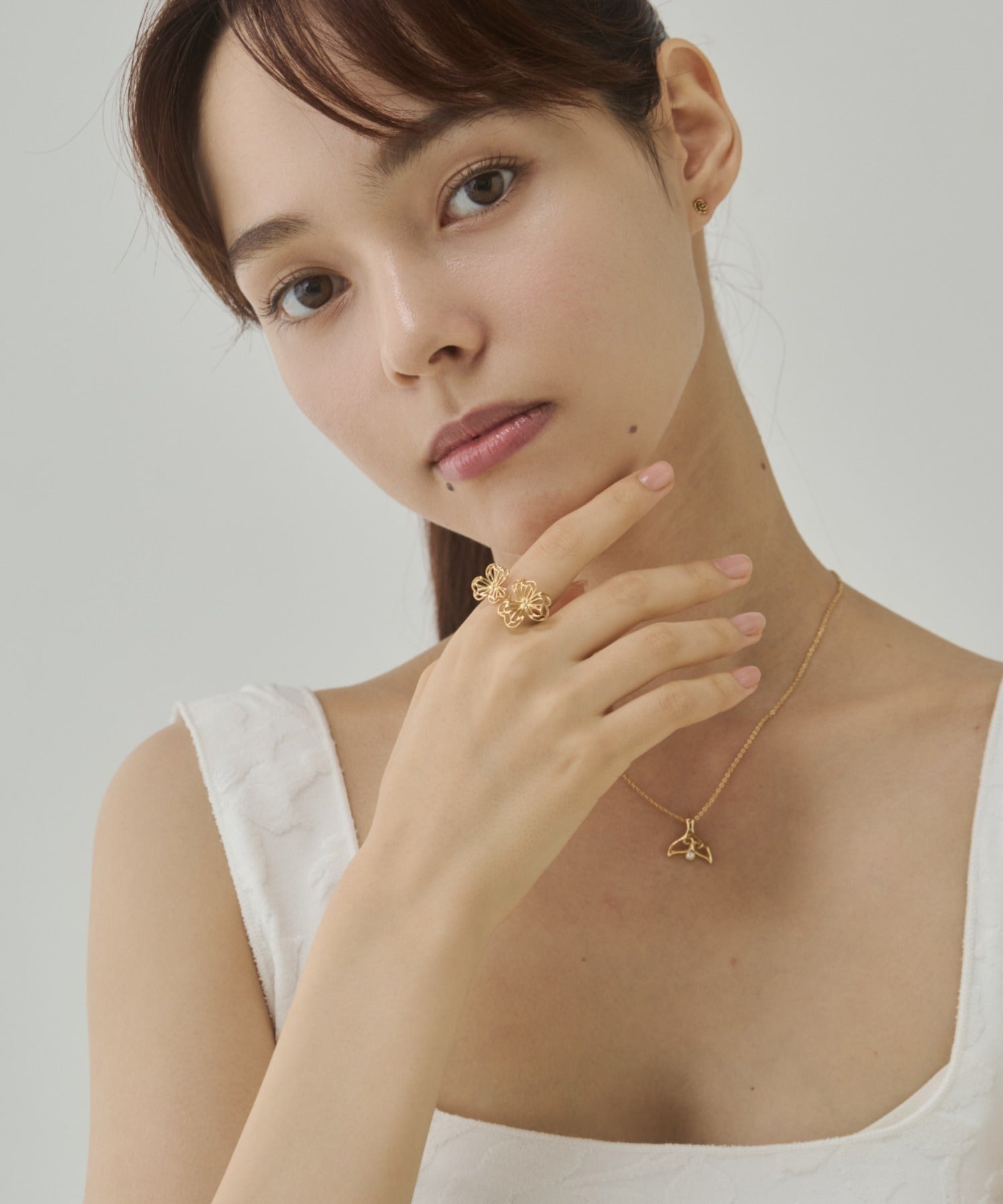 ciite' シーテ リング フラワーモチーフ リング