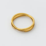 ciite' シーテ リング 【 金属アレルギー対応 】 ビジュークロスリング サージカルステンレス