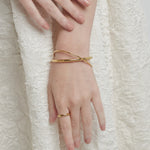 ciite' シーテ ブレスレット 【 金属アレルギー対応 】 クロスバングル サージカルステンレス