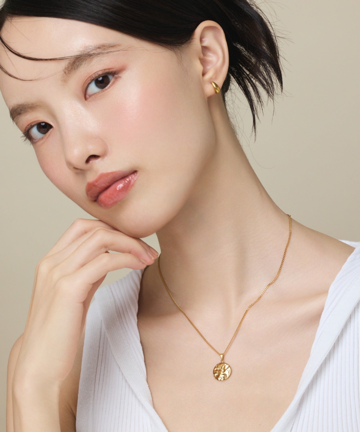 ciite' シーテ ネックレス 【 金属アレルギー対応 】 コインネックレス サージカルステンレス