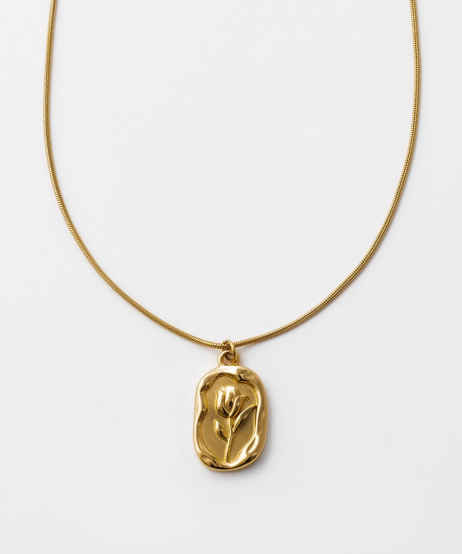 ciite' シーテ ネックレス 【 金属アレルギー対応 】 フラワーモチーフペンダント ネックレス サージカルステンレス