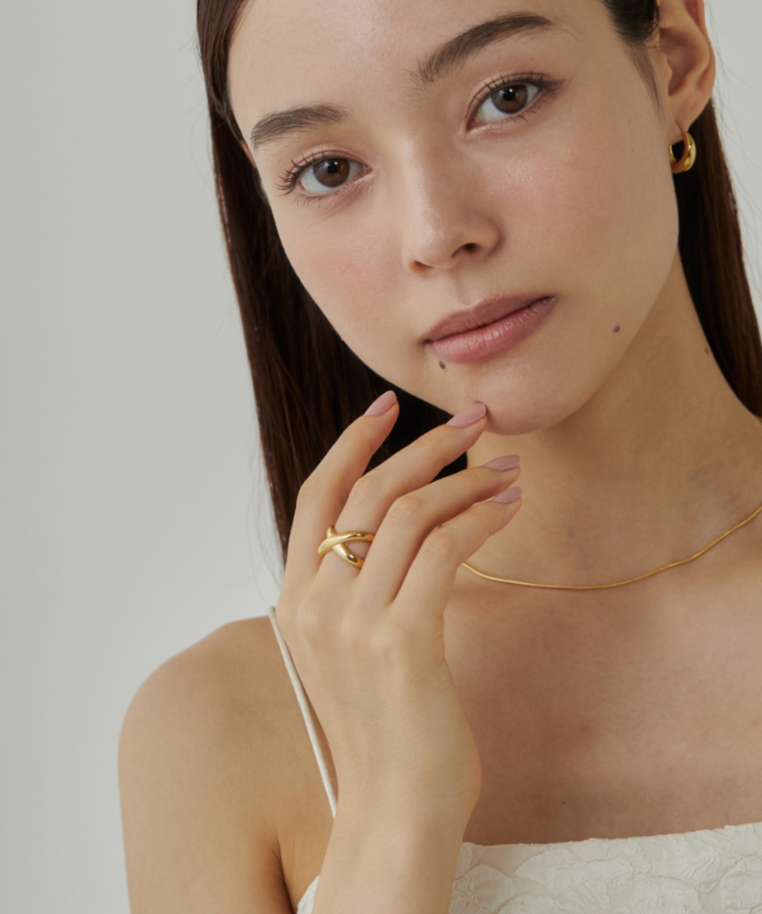 ciite' シーテ リング 【 金属アレルギー対応 】 ビッグクロスリング サージカルステンレス