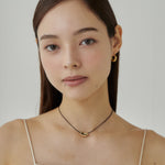 ciite' シーテ ネックレス メタルトップ コードチョーカー / ネックレス