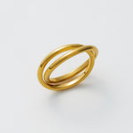 ciite' シーテ リング 【 金属アレルギー対応 】 2連リング サージカルステンレス