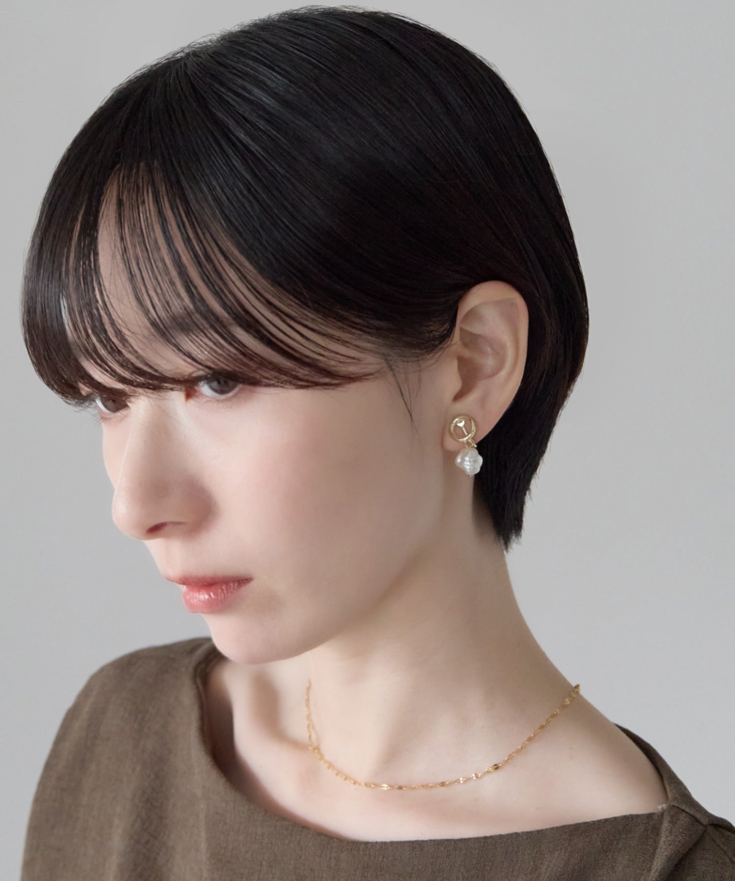 ciite' シーテ イヤリング シリコン付 デザインパール イヤリング