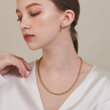 ciite' シーテ ネックレス 【 金属アレルギー対応 】 ツイストチェーンネックレス サージカルステンレス