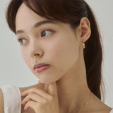 ciite' シーテ ピアス（両耳用） トライアングル ビジューピアス（両耳用）