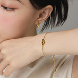 ciite' シーテ ブレスレット 【 金属アレルギー対応 】 ノットブレスレット サージカルステンレス