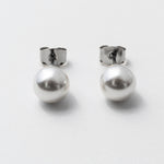 ciite' シーテ ピアス（両耳用） 【8mm】 選べるパールピアス （コットンパール / アクリルパール） (両耳用)