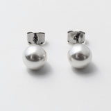 ciite' シーテ ピアス（両耳用） 【8mm】 選べるパールピアス （コットンパール / アクリルパール） (両耳用)