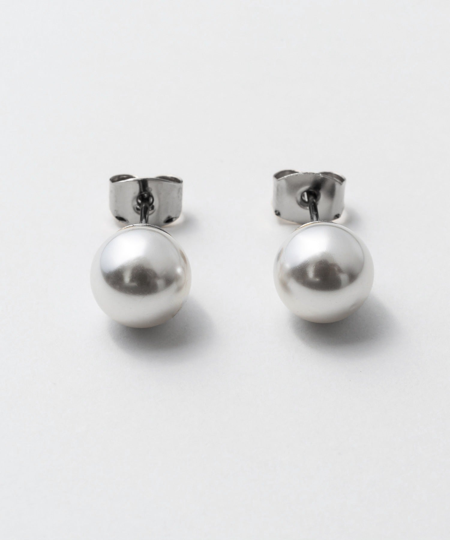 ciite' シーテ ピアス（両耳用） 【8mm】 選べるパールピアス （コットンパール / アクリルパール） (両耳用)