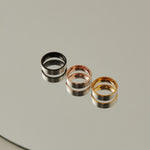 ciite' シーテ リング 【 金属アレルギー対応 】 バイカラーリング サージカルステンレス