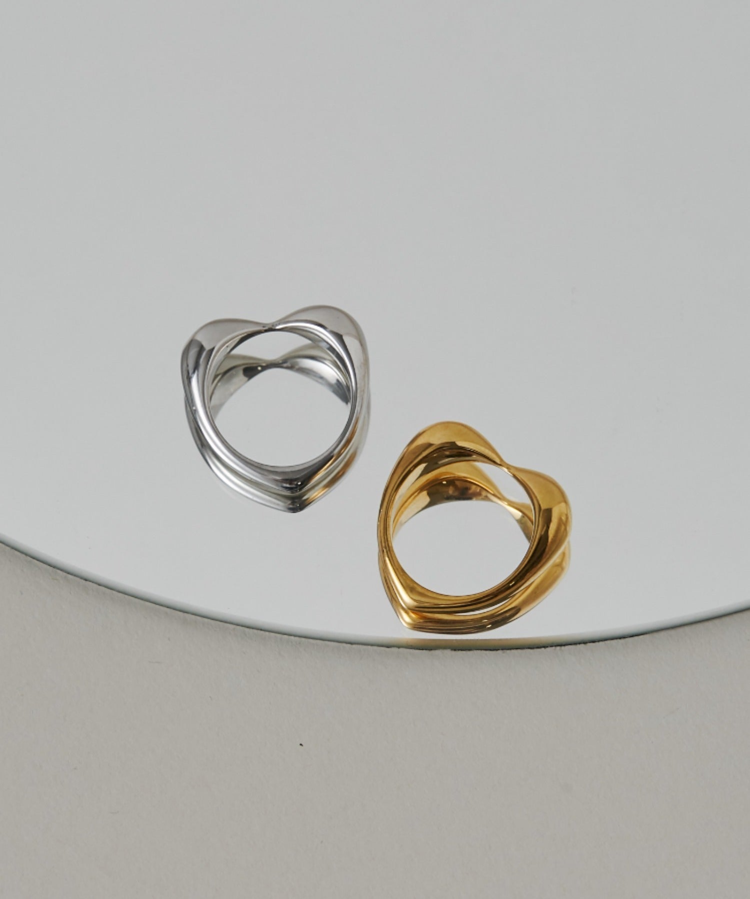 ciite' シーテ リング 【 金属アレルギー対応 】 ハートデザインリング サージカルステンレス