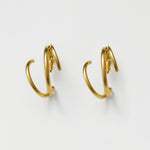 ciite' シーテ イヤリング 【 金属アレルギー対応 】 デザインフープイヤリング サージカルステンレス (両耳用)