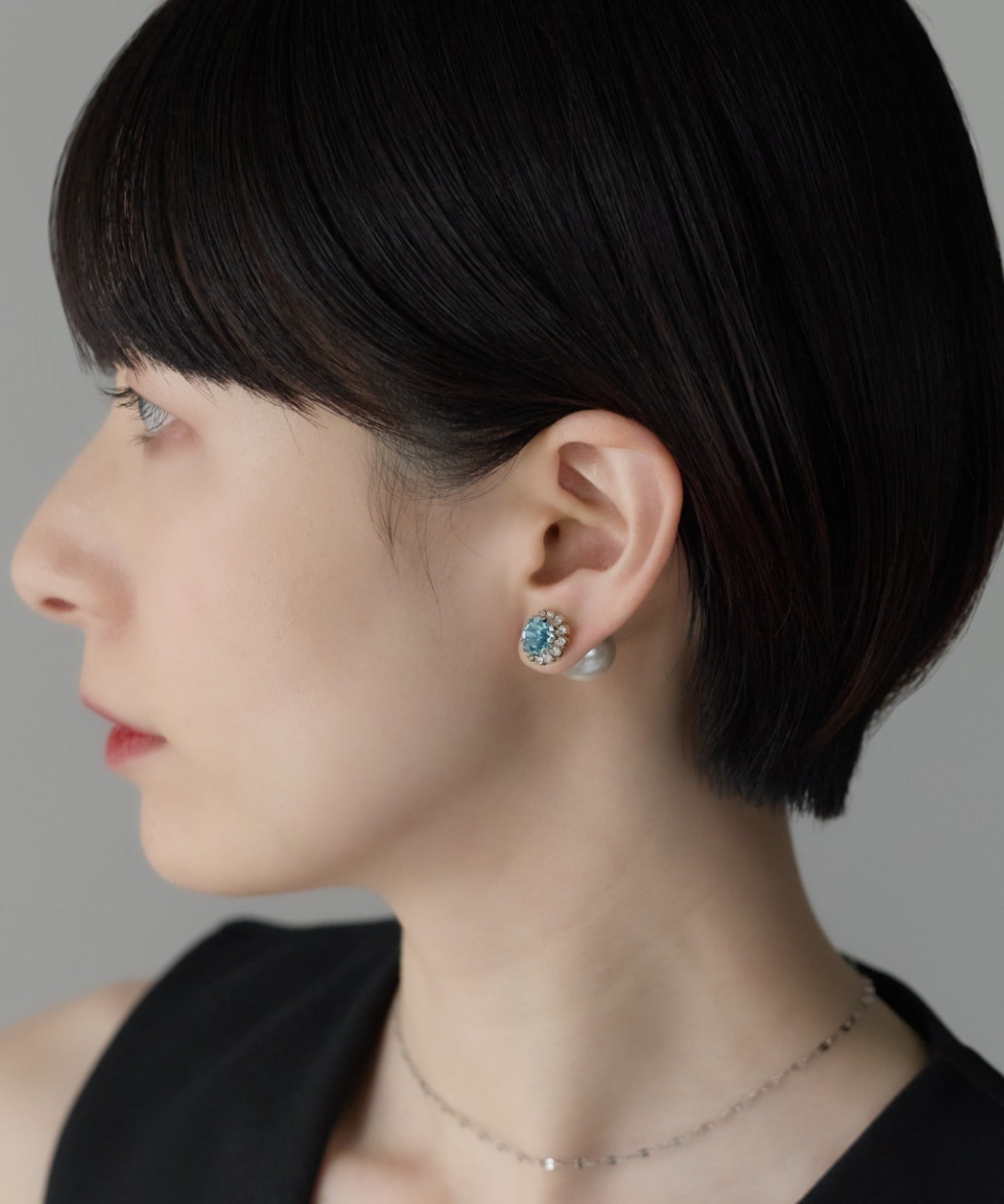 ciite' シーテ ピアス（両耳用） ビジューパールピアス