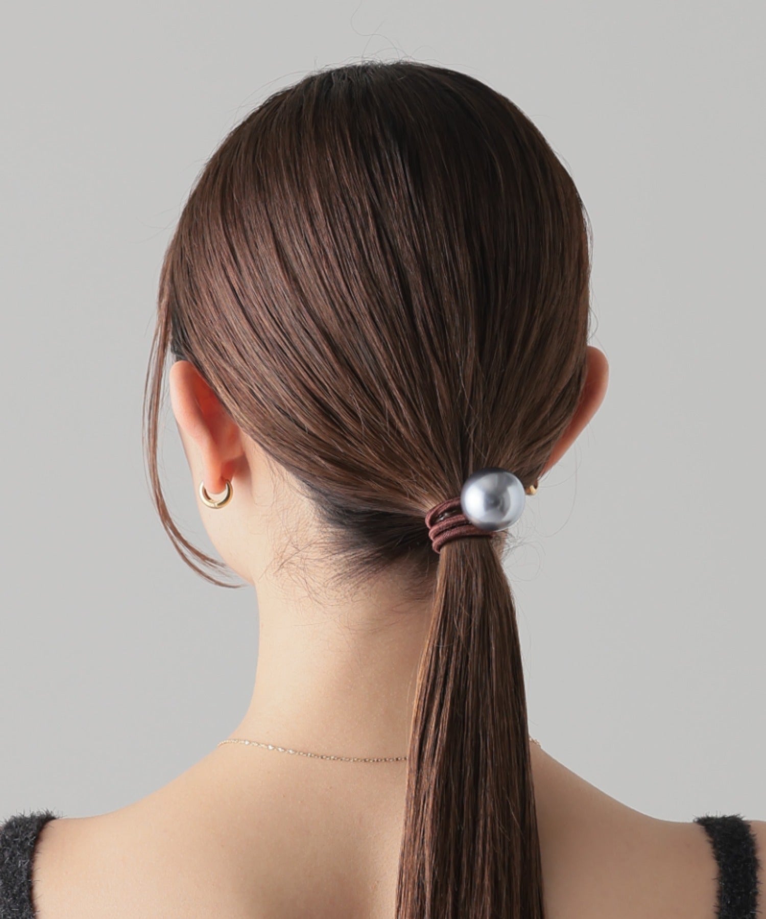 ciite' シーテ ヘアゴム 【4色展開】 ビッグパール ヘアゴム