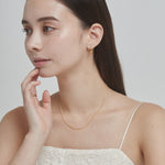 ciite' シーテ ネックレス 【 金属アレルギー対応 】 チェーンネックレス 2セット サージカルステンレス （38～43cm, 40～45cm）