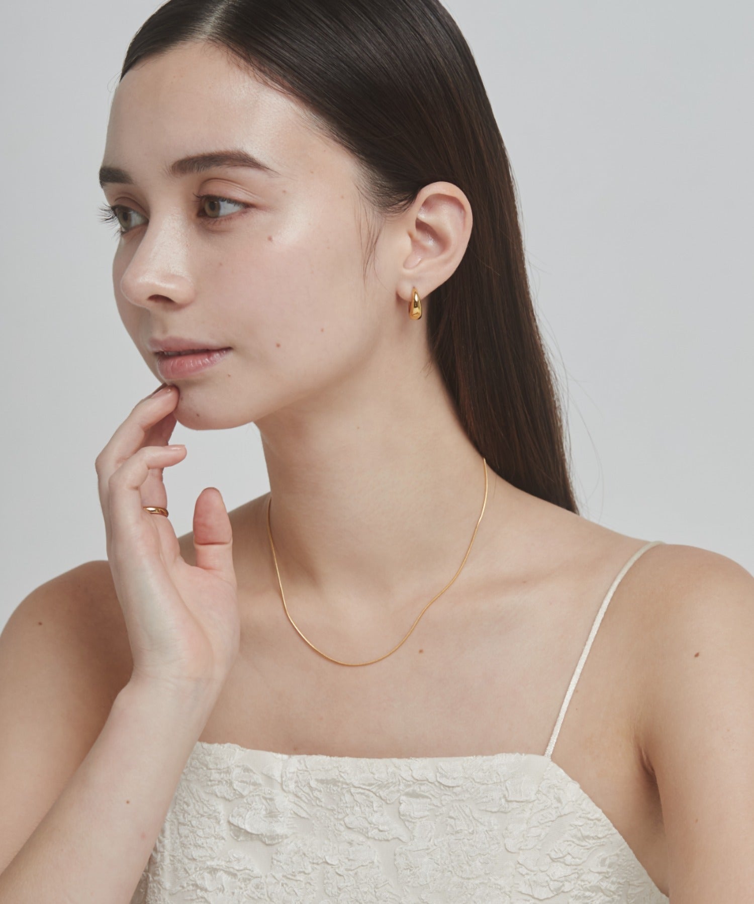 ciite' シーテ ネックレス 【 金属アレルギー対応 】 チェーンネックレス 2セット サージカルステンレス （38～43cm, 40～45cm）