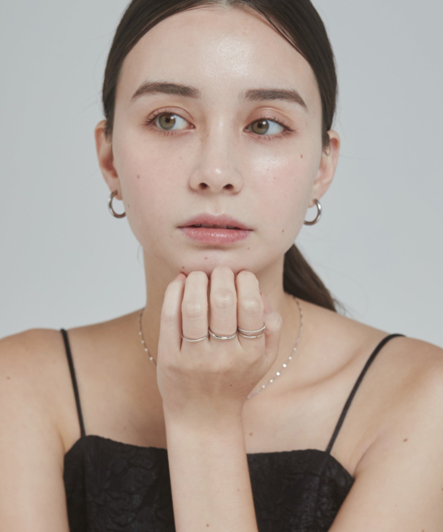 ciite' シーテ リング 【 金属アレルギー対応 】シンプルリング 4個セット サージカルステンレス