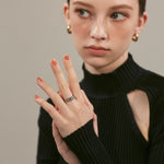 ciite' シーテ リング 【 金属アレルギー対応 】 バイカラーリング サージカルステンレス