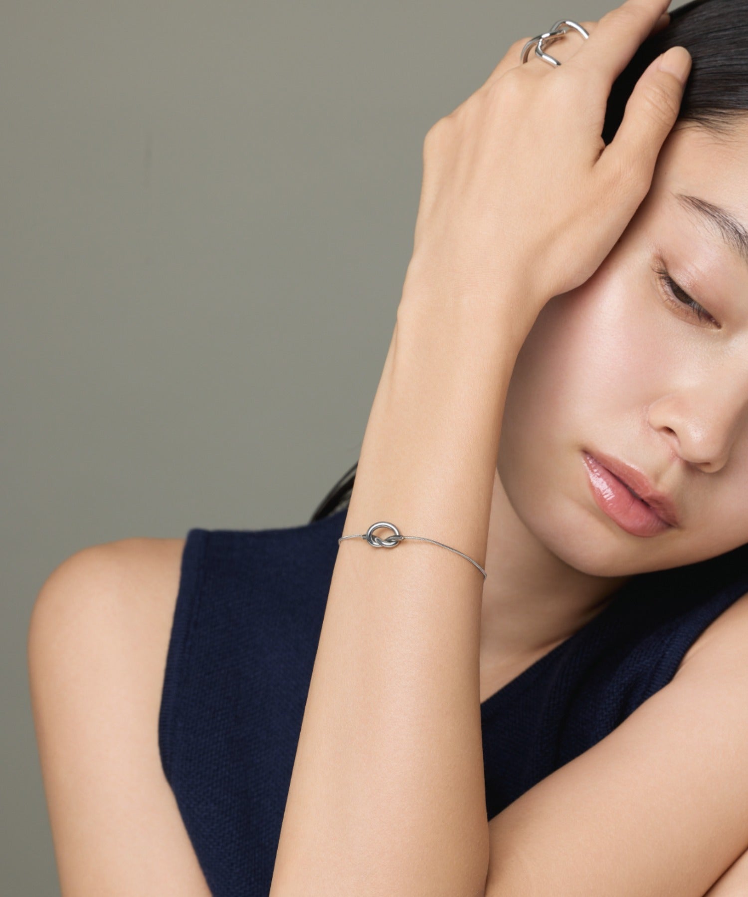 ciite' シーテ ブレスレット 【 金属アレルギー対応 】 ノットブレスレット サージカルステンレス