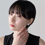 ciite' シーテ イヤリング シリコン付 デザインパール イヤリング