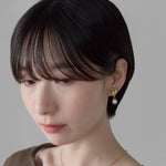 ciite' シーテ イヤリング シリコン付 デザインパール イヤリング