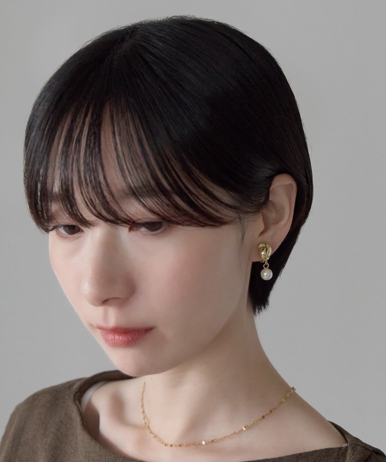 ciite' シーテ イヤリング シリコン付 デザインパール イヤリング