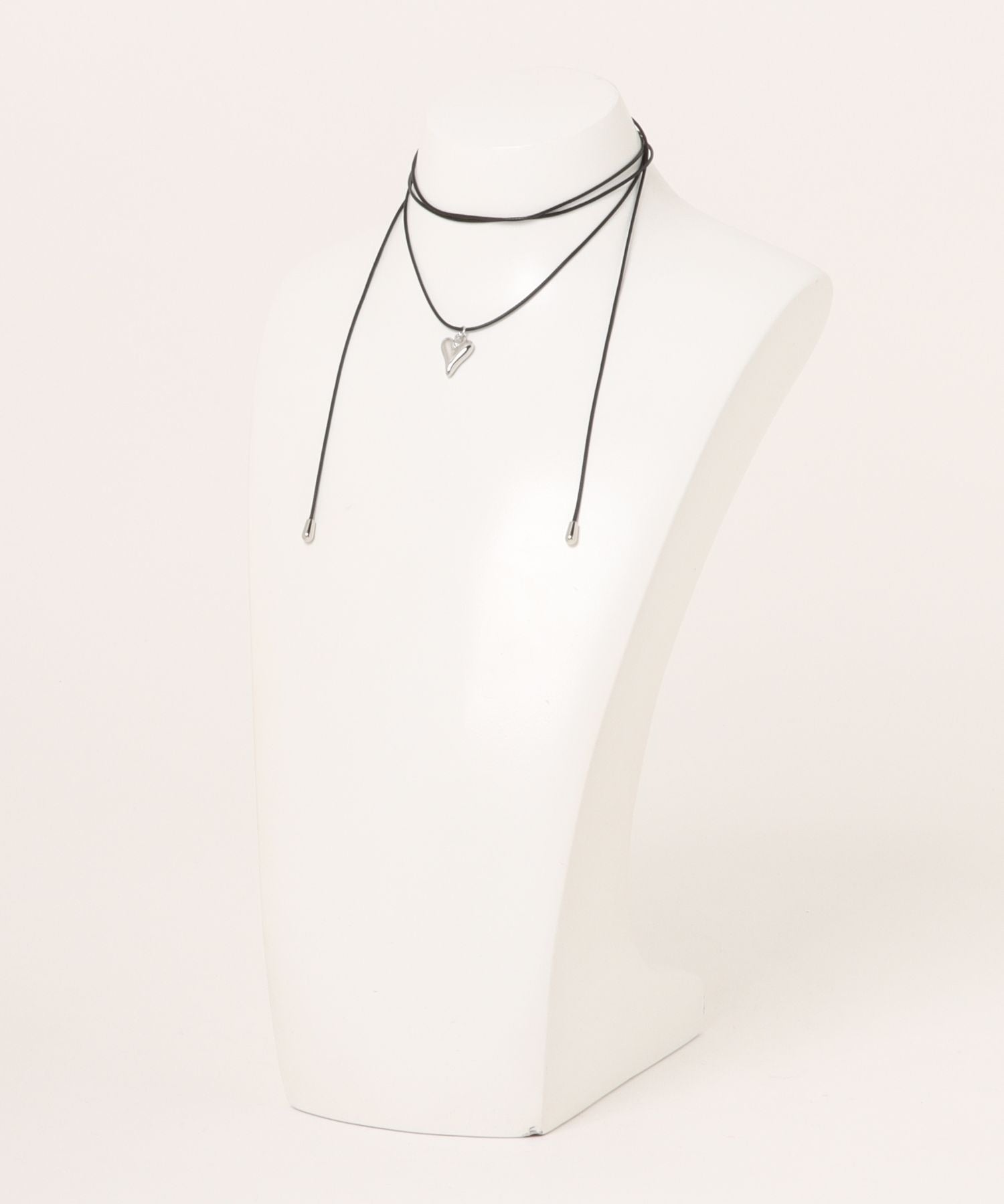 ciite' シーテ ネックレス メタルハートトップ コードチョーカー / ネックレス