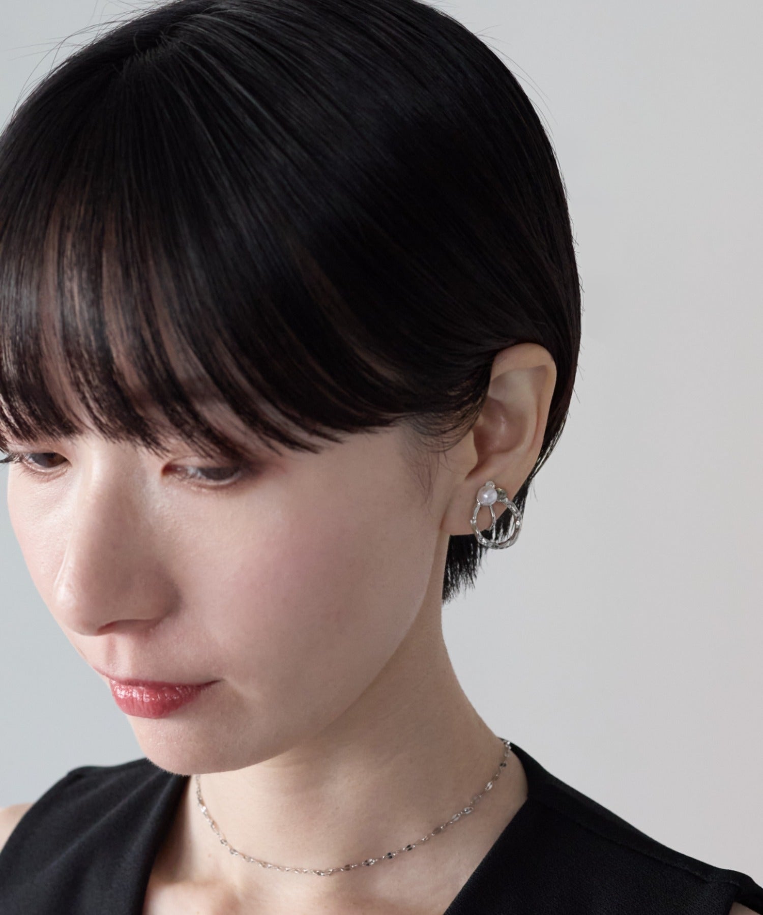 ciite' シーテ イヤリング シリコン付 デザインパール イヤリング