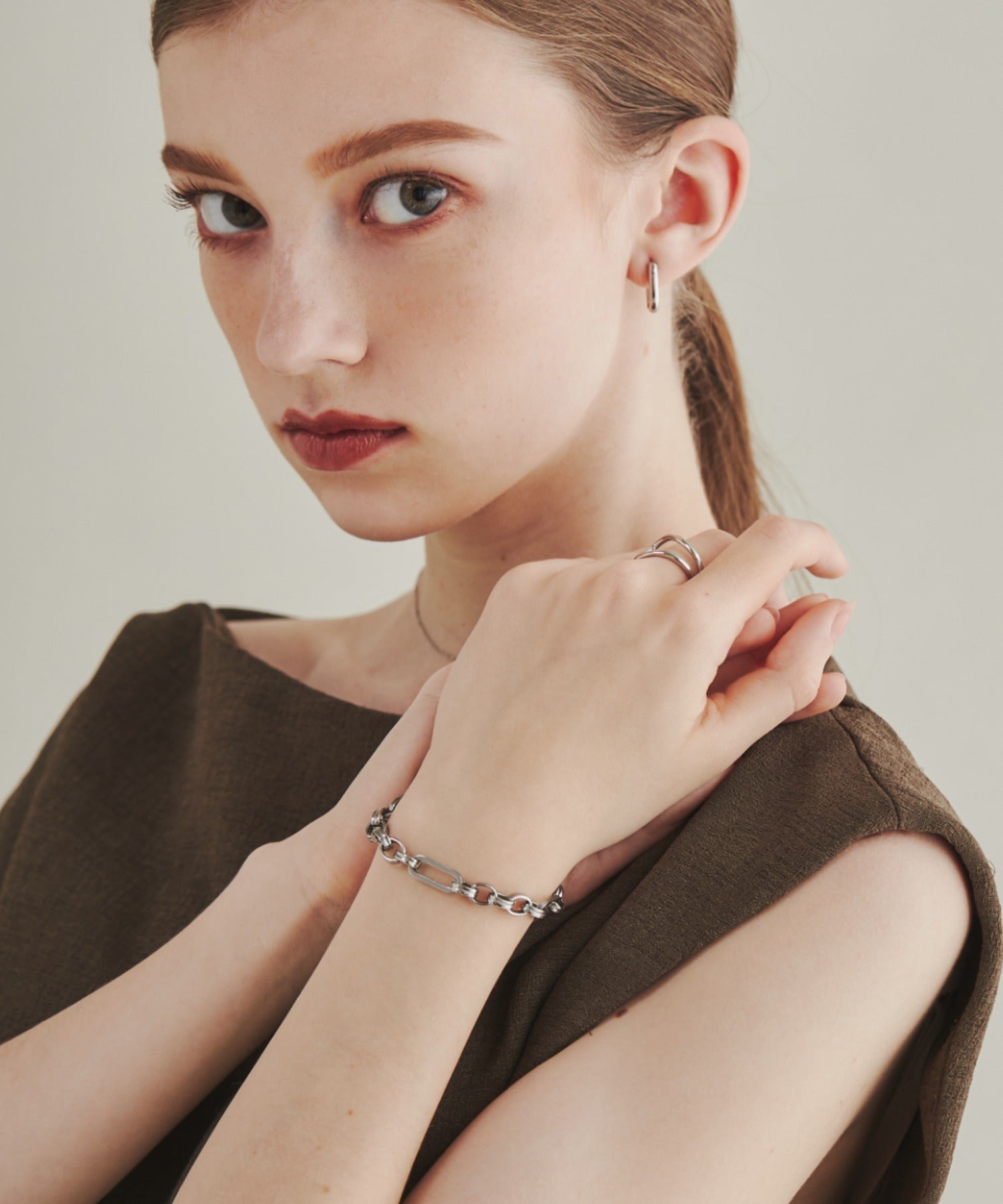 ciite' シーテ ブレスレット 【 金属アレルギー対応 】 チェーンブレスレット サージカルステンレス