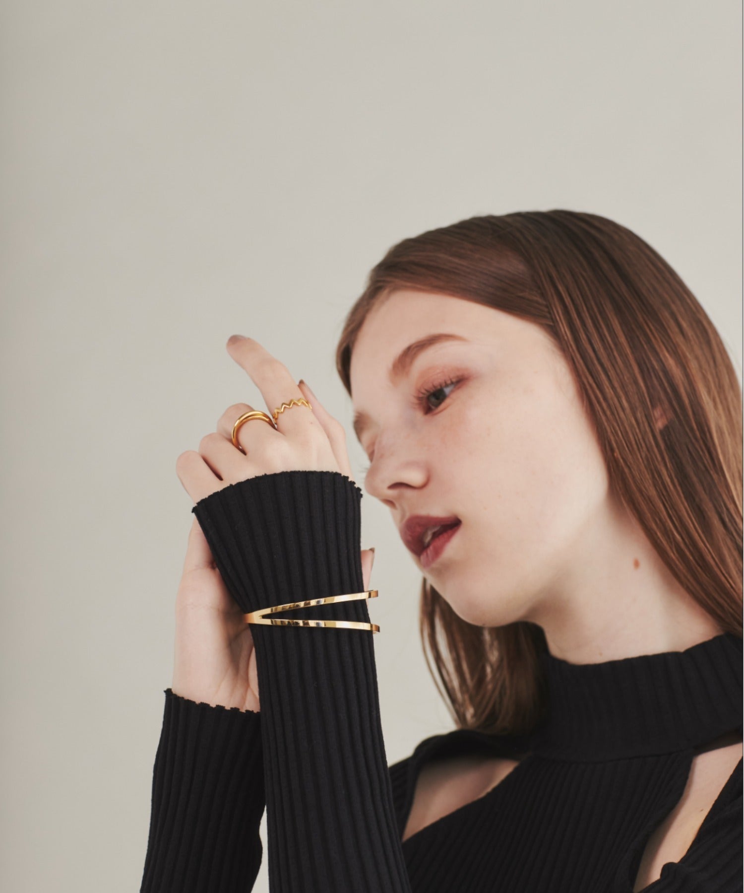 ciite' シーテ ブレスレット 【 金属アレルギー対応 】 2ラインバングル / ブレスレット サージカルステンレス