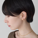 ciite' シーテ ピアス（両耳用） 【金属アレルギー対応】シンプルスクエア ピアス