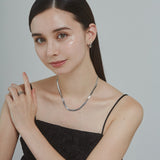 ciite' シーテ ネックレス 【 金属アレルギー対応 】 4mm スネークチェーンネックレス サージカルステンレス