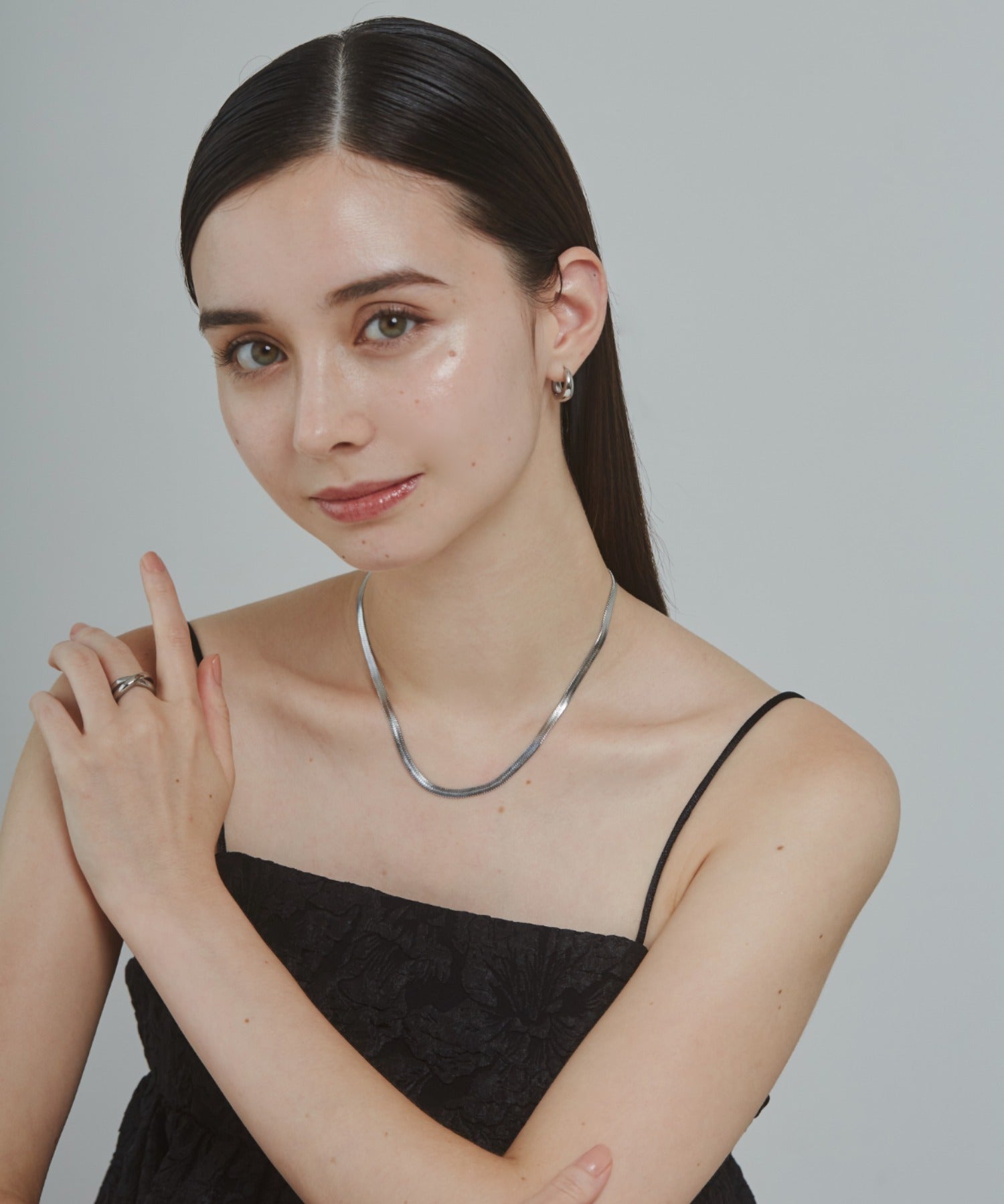 ciite' シーテ ネックレス 【 金属アレルギー対応 】 4mm スネークチェーンネックレス サージカルステンレス