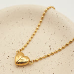 ciite' シーテ ネックレス 【 金属アレルギー対応 】 ミニハートネックレス サージカルステンレス