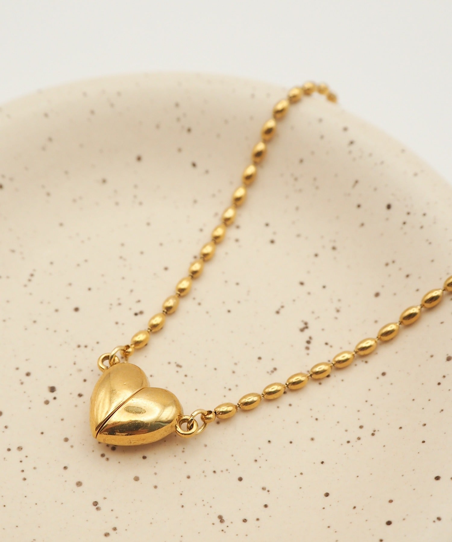 ciite' シーテ ネックレス 【 金属アレルギー対応 】 ミニハートネックレス サージカルステンレス