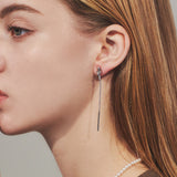 ciite' シーテ ピアス（両耳用） 【 金属アレルギー対応 】 ノットチェーンピアス サージカルステンレス (両耳用)