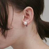 ciite' シーテ イヤリング 【 金属アレルギー対応 】 シンプルパールイヤリング サージカルステンレス (両耳用)