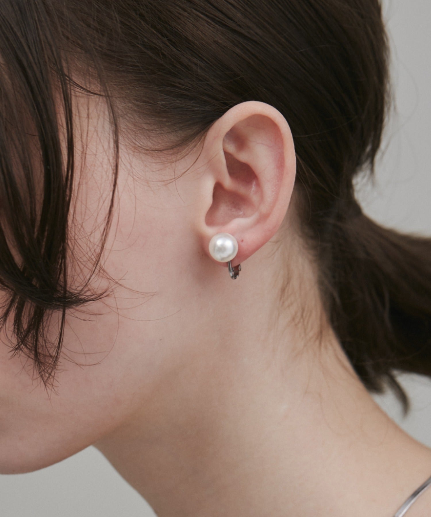 ciite' シーテ イヤリング 【 金属アレルギー対応 】 シンプルパールイヤリング サージカルステンレス (両耳用)