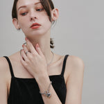 ciite' シーテ ブレスレット 【 金属アレルギー対応 】 ハートペンダント ブレスレット サージカルステンレス