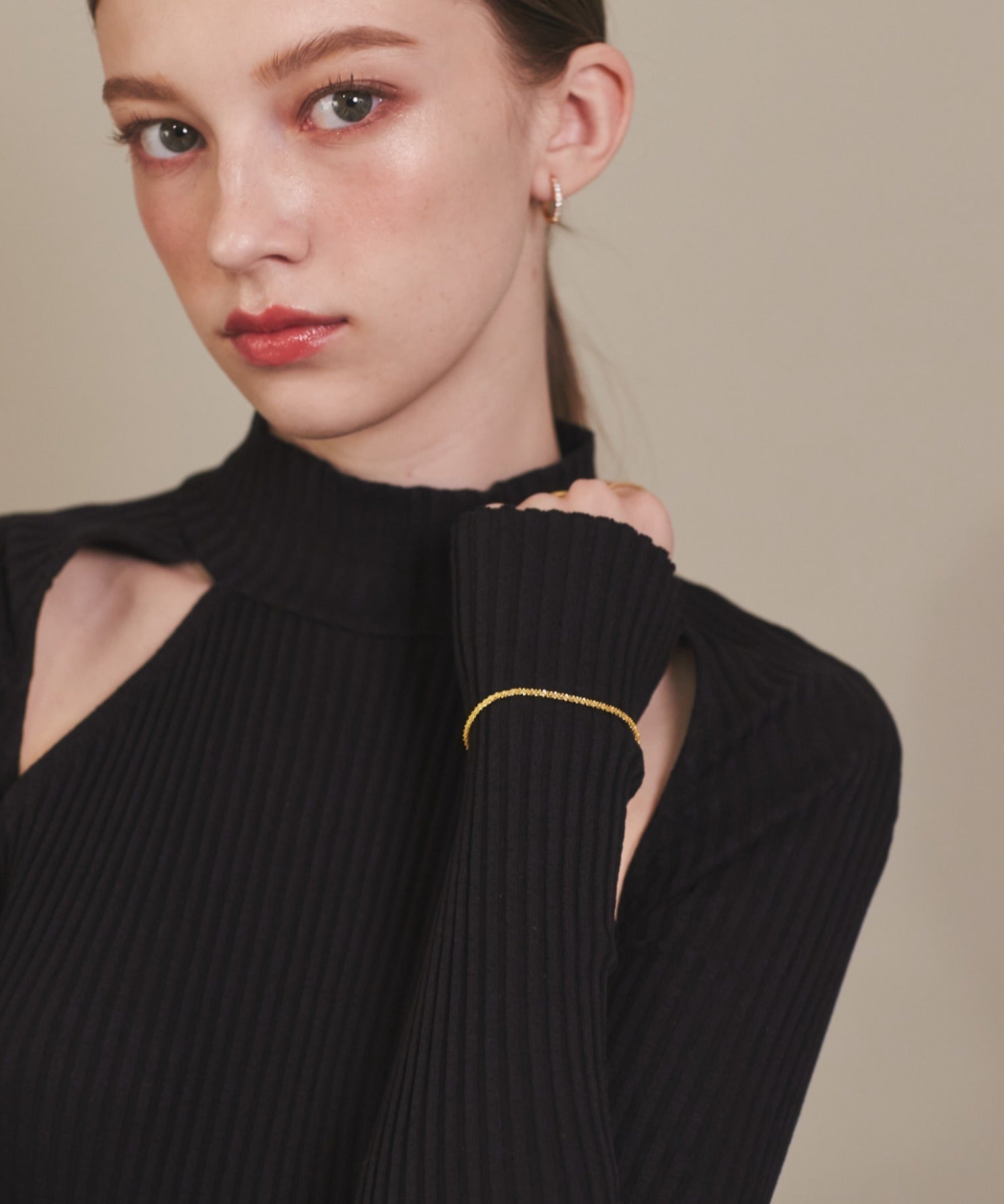 ciite' シーテ ブレスレット 【 金属アレルギー対応 】 グリッターチェーンブレスレット サージカルステンレス