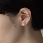 ciite' シーテ ピアス（両耳用） 【金属アレルギー対応】レクタングルバー ピアス