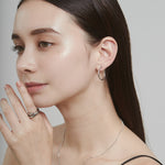 ciite' シーテ ピアス（両耳用） 【 金属アレルギー対応 】 シンプルフープイヤリング 3ペアセット サージカルステンレス (両耳用)