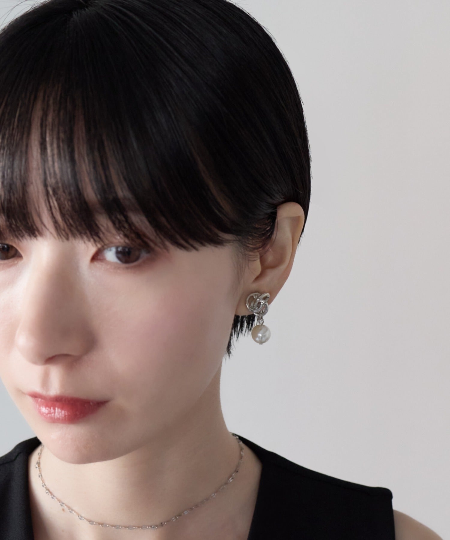 ciite' シーテ イヤリング シリコン付 デザインパール イヤリング