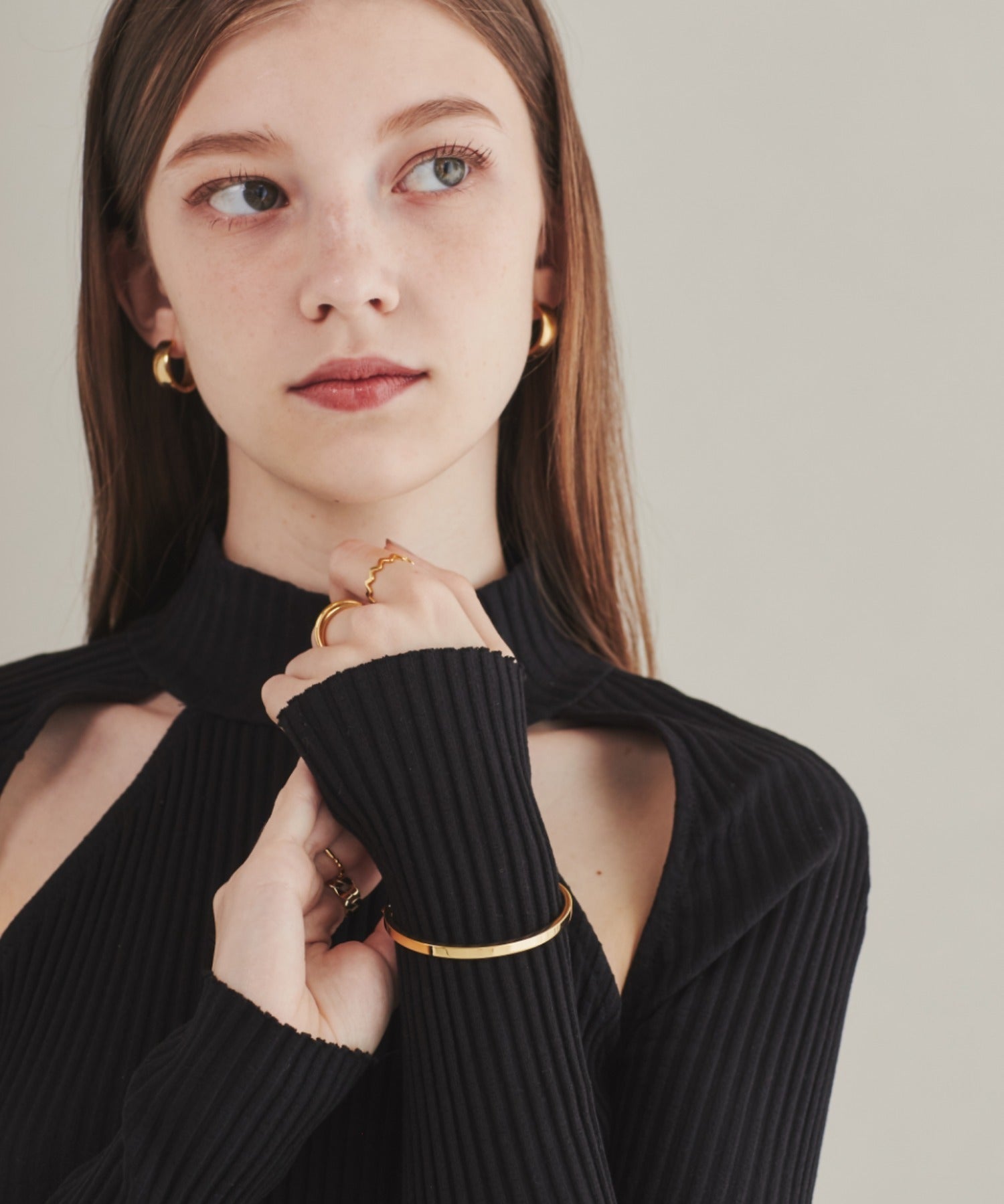 ciite' シーテ ブレスレット 【 金属アレルギー対応 】 ハートビジュー シンプルブレスレット / バングル サージカルステンレス