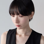 ciite' シーテ イヤリング シリコン付 デザインビジューパール イヤリング