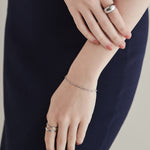 ciite' シーテ ブレスレット 【 金属アレルギー対応 】グリッターチェーンブレスレット サージカルステンレス